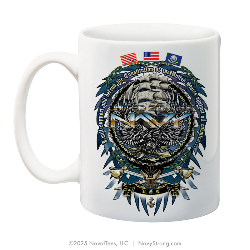 "Support & Defend" | 15 oz Coffee Mug