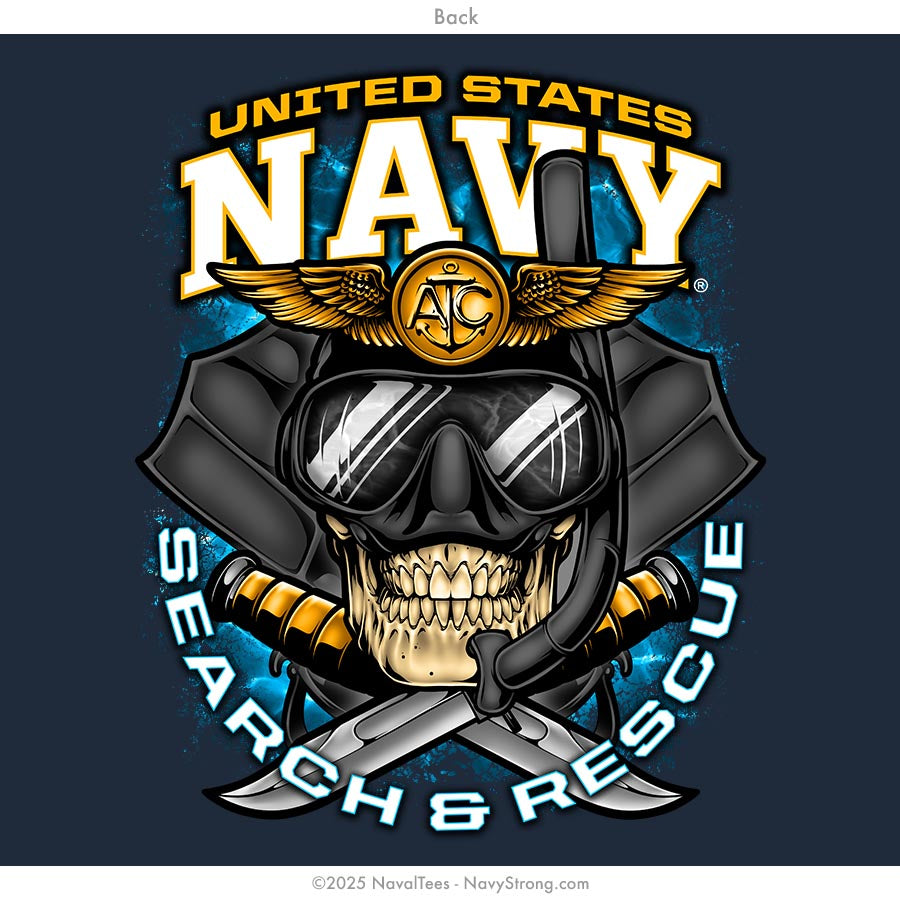 "Search & Rescue" Tee | Navy