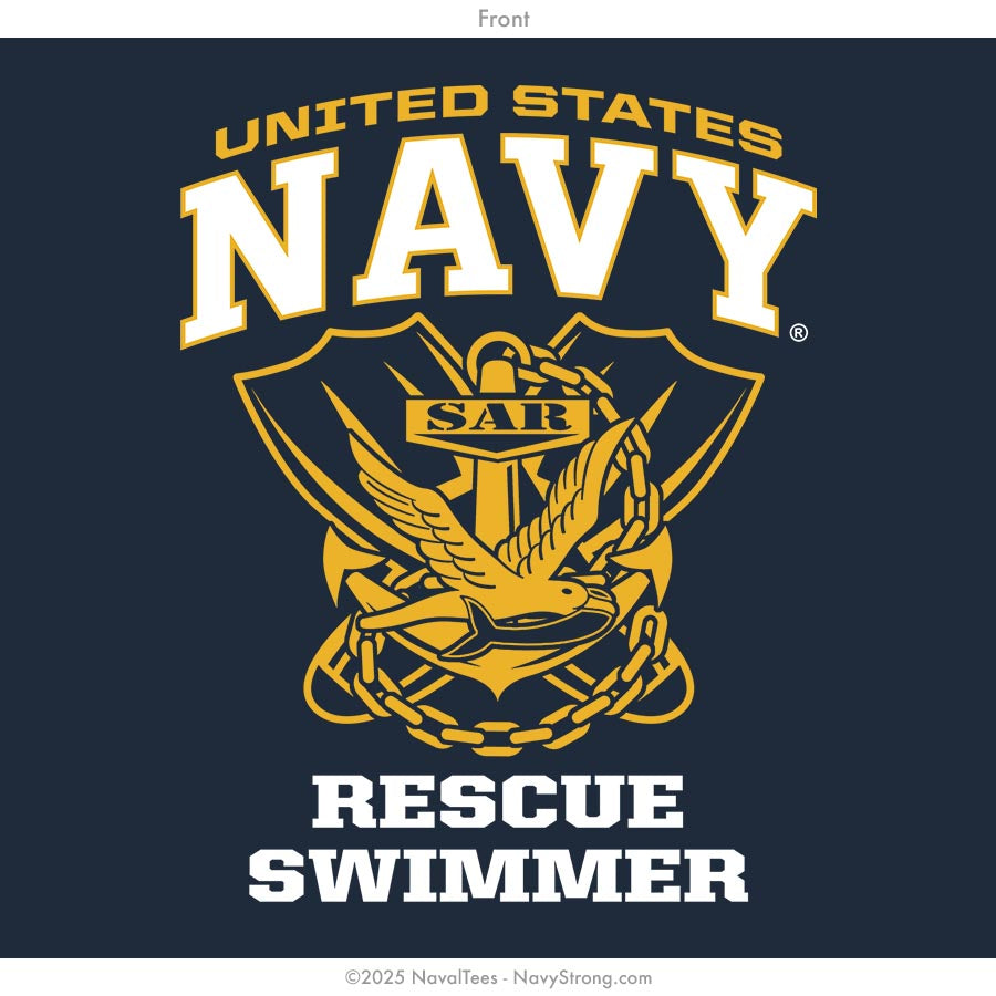"Search & Rescue" Tee | Navy