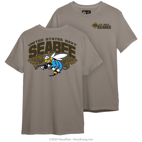 "Seabee Combat" Tee | NWU Brown