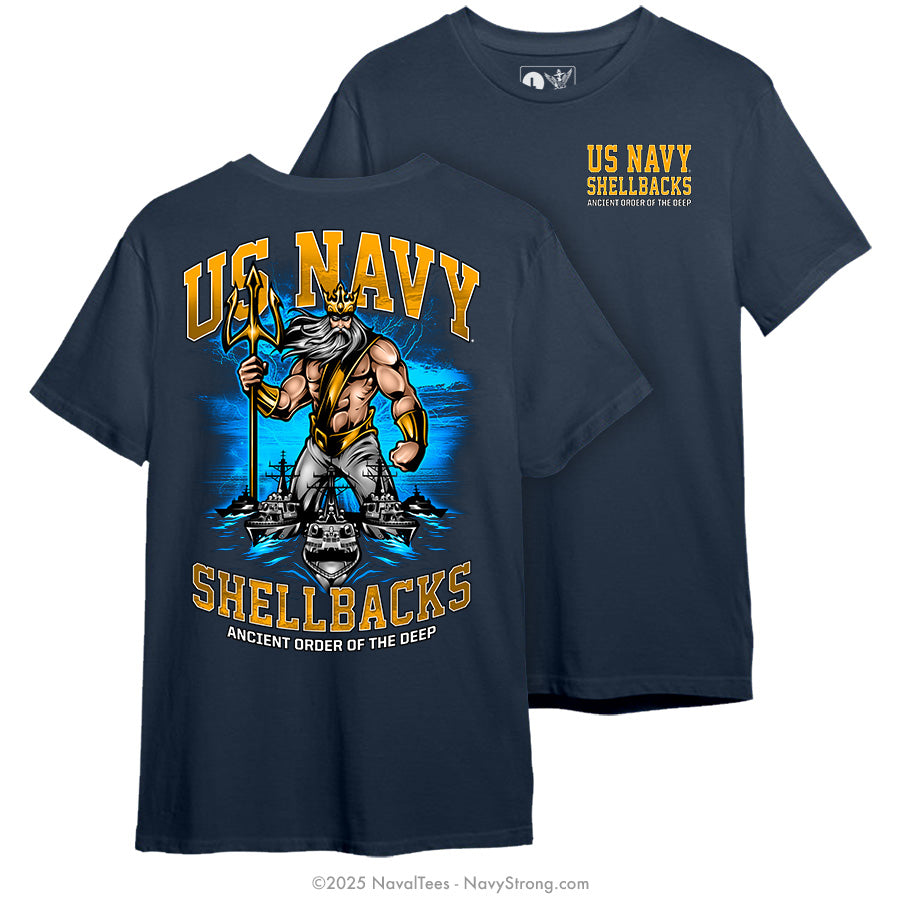 "King Neptune" Tee | Navy