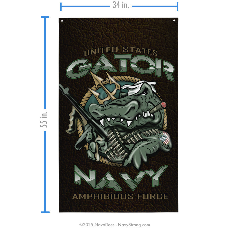 "Gator Navy" Flag | 55" x 34"