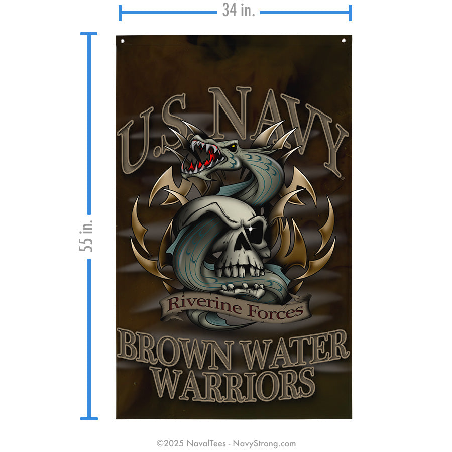 "Brown Water" Flag | 55" x 34"