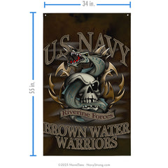 "Brown Water" Flag | 55" x 34"