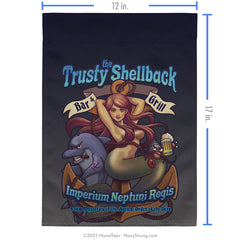 "Trusty Shellback" Garden Flag | 12" x 17"