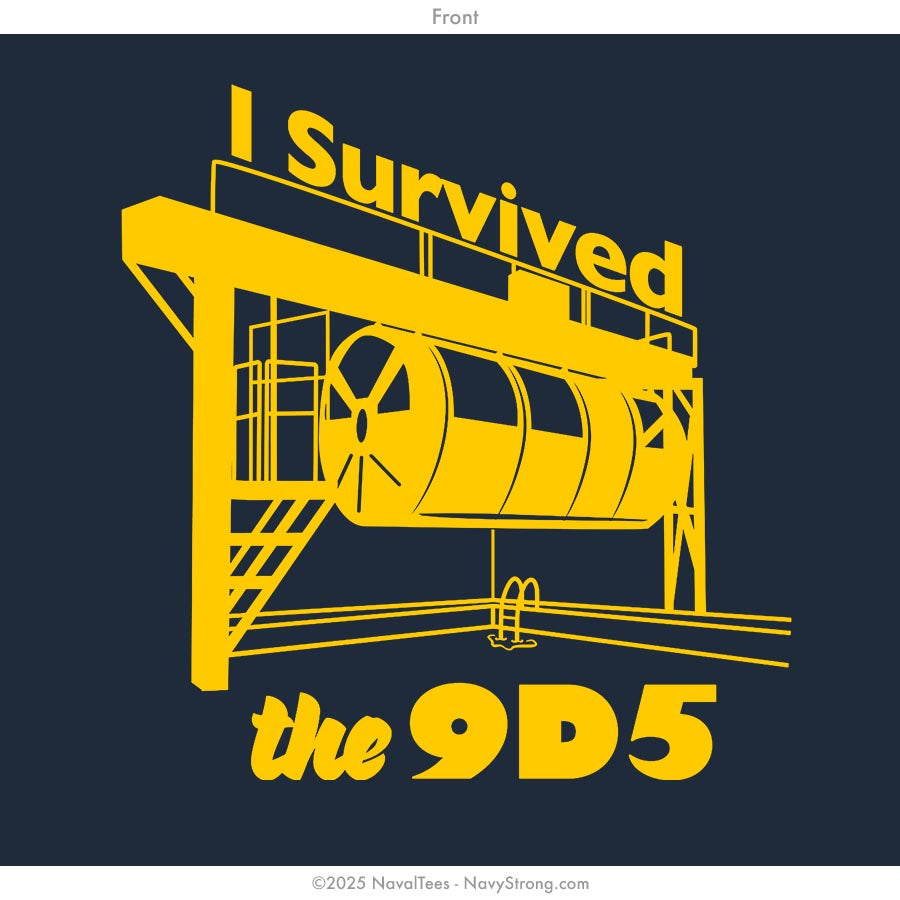 "9D5 Survivor" Tee | Navy