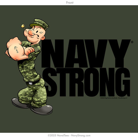 "NWU Popeye" Hooded Sweatshirt | Military Green
