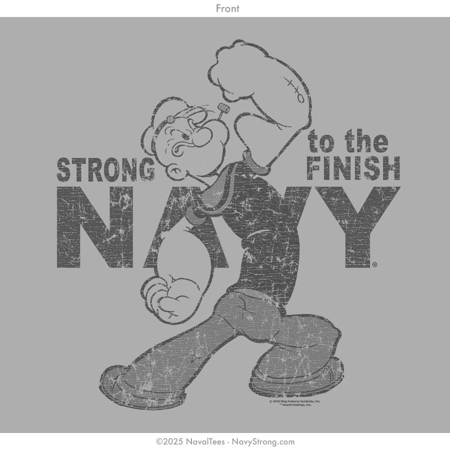 "Popeye Strong" Tee | Grey