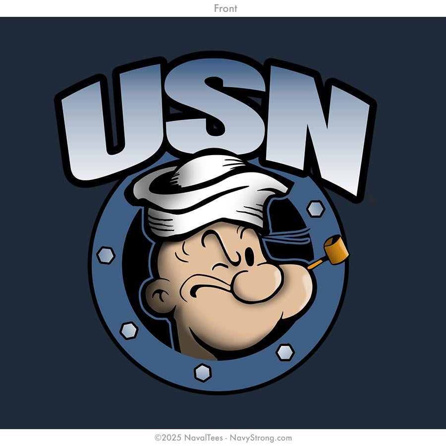 "Popeye Cracker Jacks" Tee | Navy