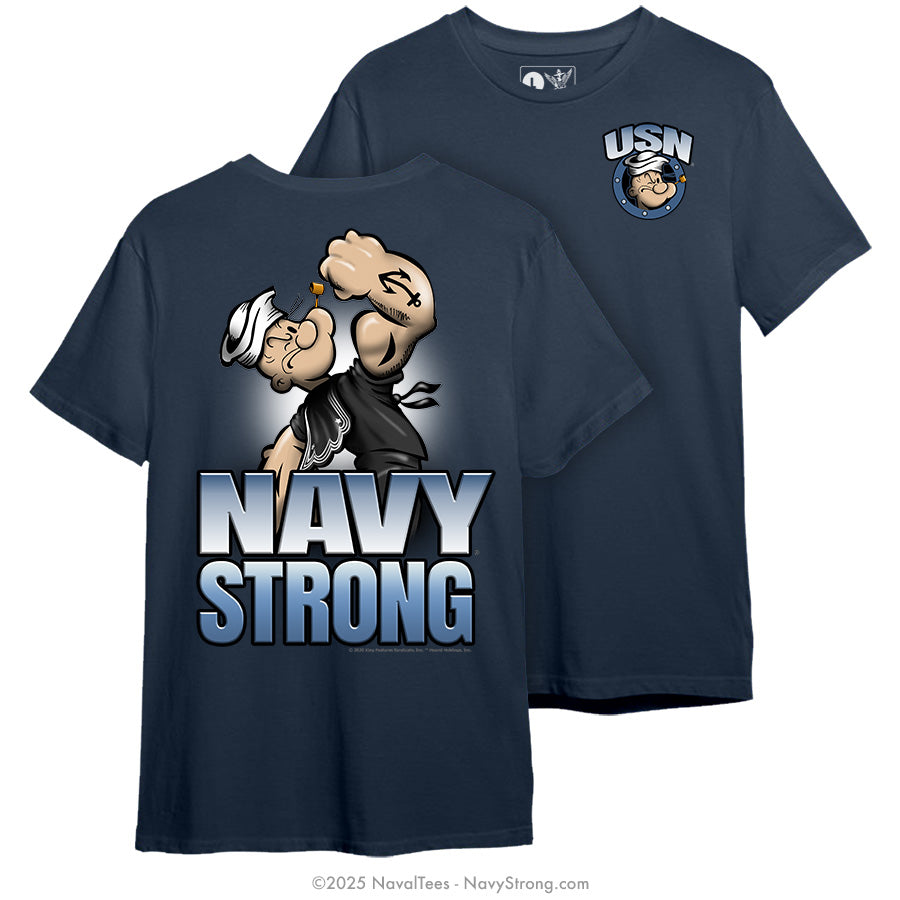 "Popeye Cracker Jacks" Tee | Navy