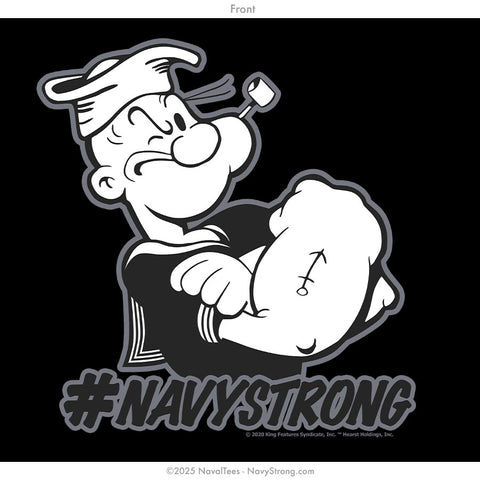 "Popeye Hashtag" Tee | Black