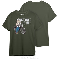 "Popeye Veteran Rider" Tee | Military Green