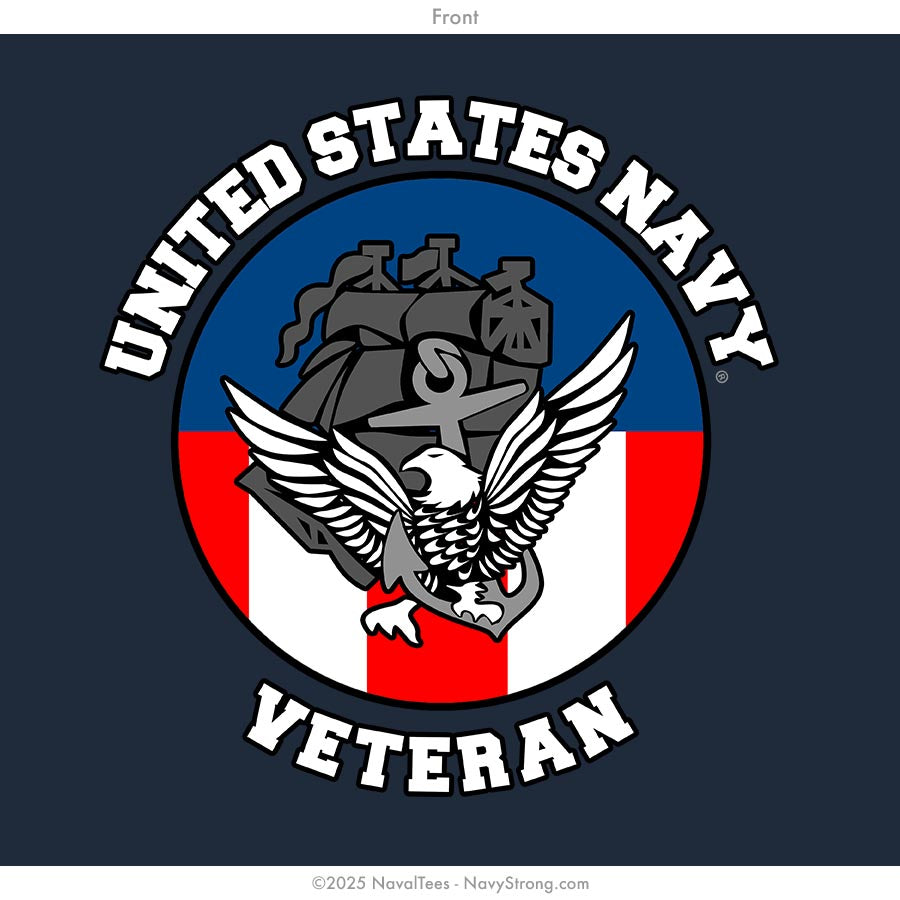 "Patriotic Popeye" Long Sleeve Tee | Navy