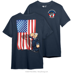 "Patriotic Popeye" Tee | Navy