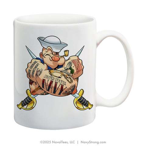"Tattooed Popeye" | 15 oz Coffee Mug