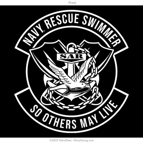 "Rescue Swimmer Patch" Tank | Black