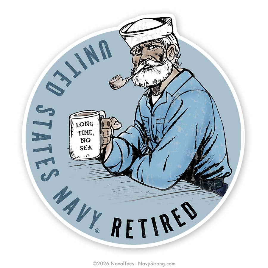 "Long Time, No Sea" | 5 inch Vinyl Decal
