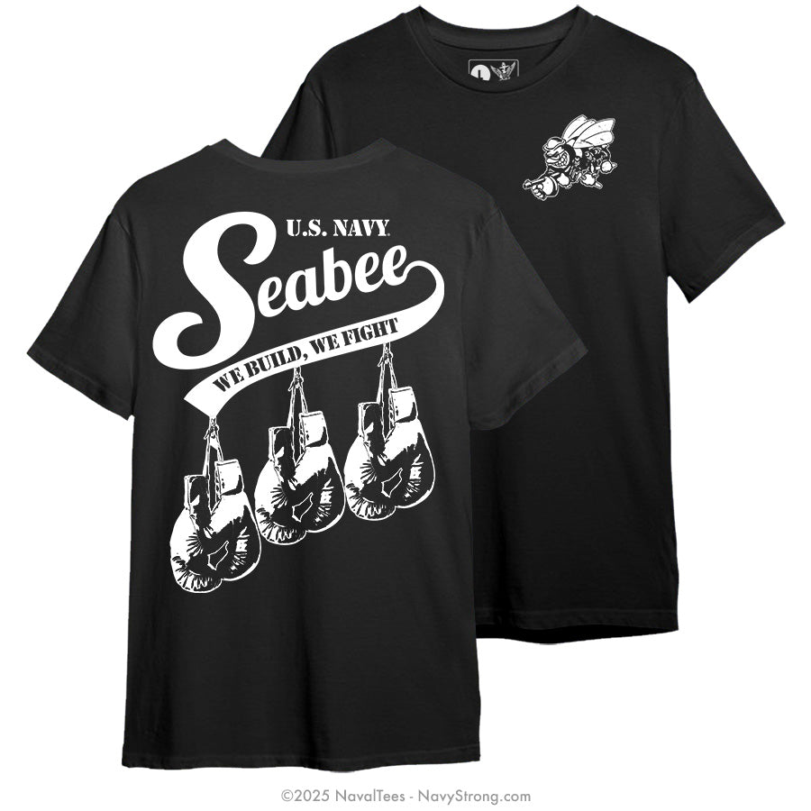 "Seabee Boxing" Tee | Black