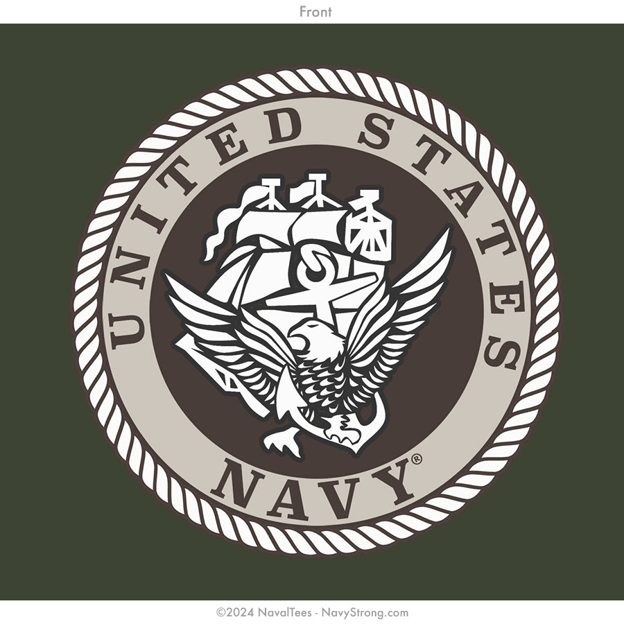 "Expeditionary Warfare" Hooded Sweatshirt | Military Green