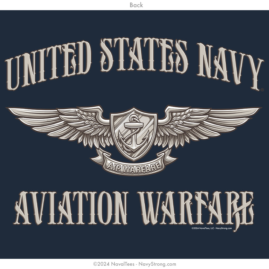 "Enlisted Aviation Warfare" Long Sleeve Tee | Navy