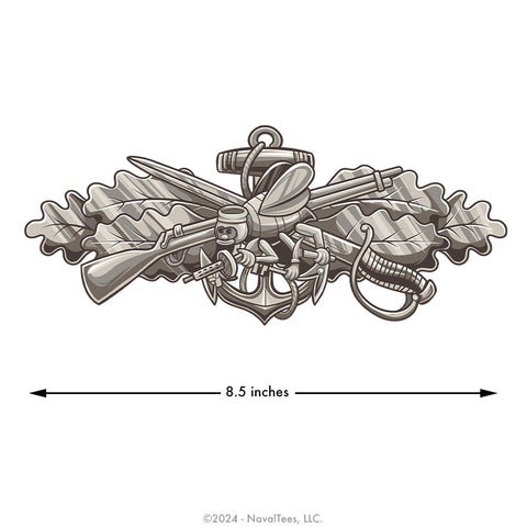 "Seabee Combat Warfare" Vinyl Sticker | 3.75 x 8.5 in
