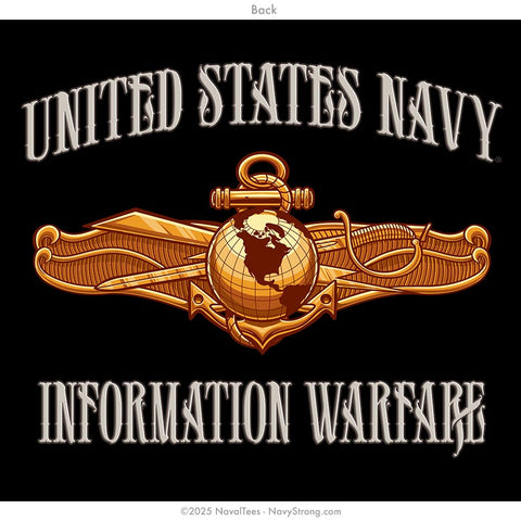 "Information Warfare Officer" Tee | Black