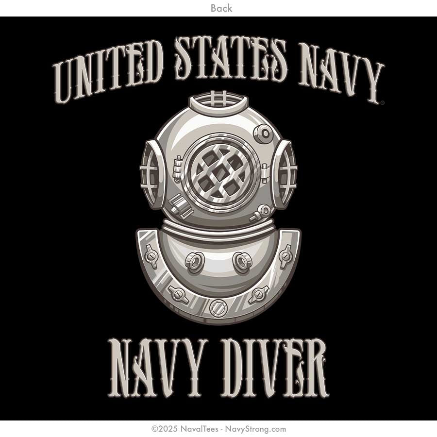 "Second Class Diver" Tee | Black