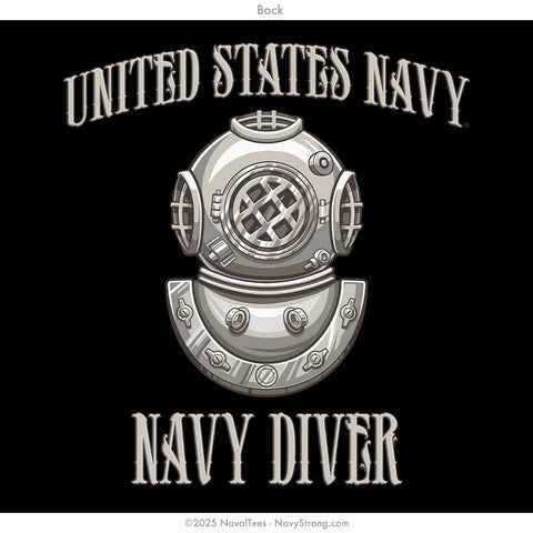 "Second Class Diver" Tee | Black