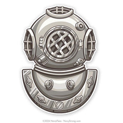 "Second Class Diver" Warfare Pin | 4 inch Vinyl Decal