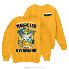"SAR LOGO" Crewneck Sweatshirt | Gold