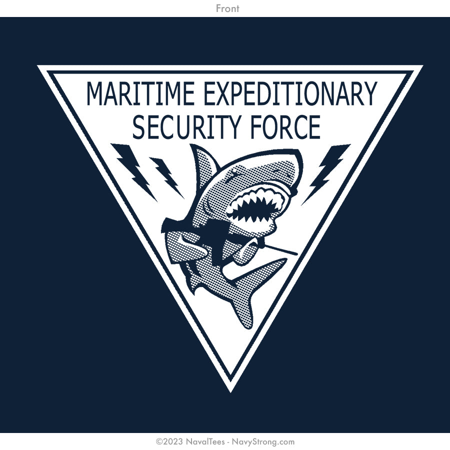 "Maritime Expeditionary Security Force" Long Sleeve Tee | Navy