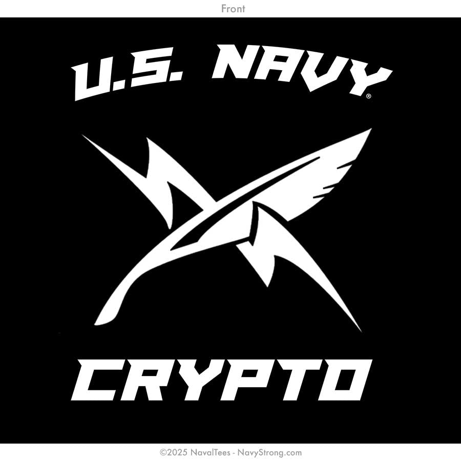 "CRYPTO" Hooded Sweatshirt | Black