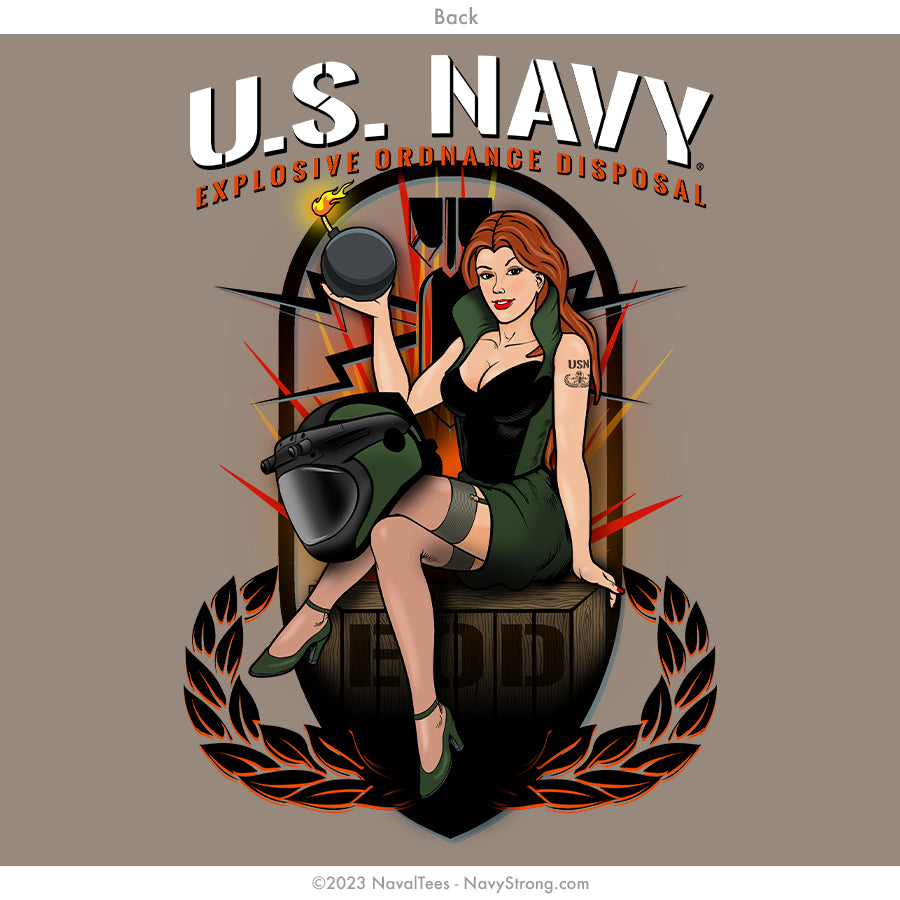 "EOD Pinup" Tee | NWU Brown