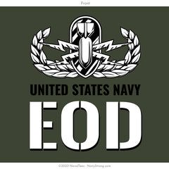 "EOD Pinup" Long Sleeve Tee | Military Green