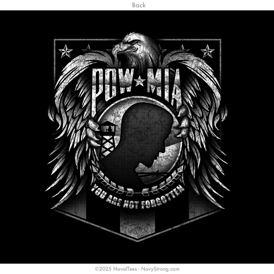 "POW MIA Eagle" Tee | Black