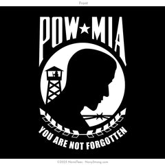 "POW MIA Eagle" Tee | Black
