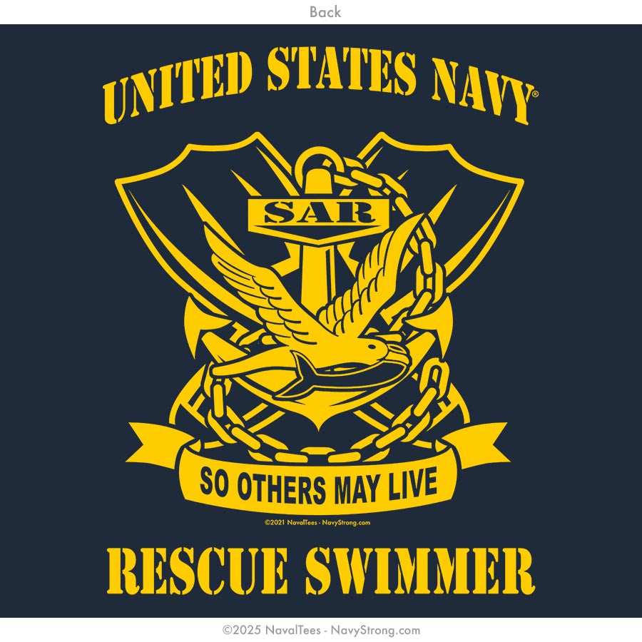 "Rescue Swimmer" Tee | Navy