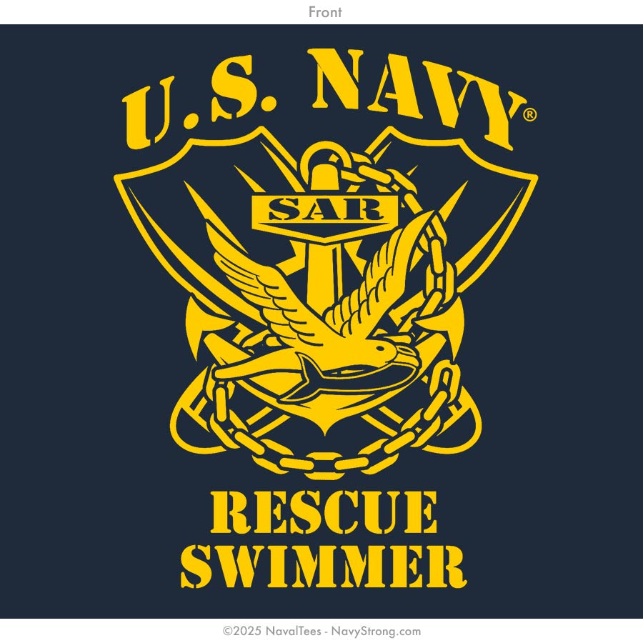 "Rescue Swimmer" Tee | Navy