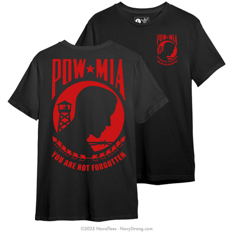 "POW MIA" Tee | Black