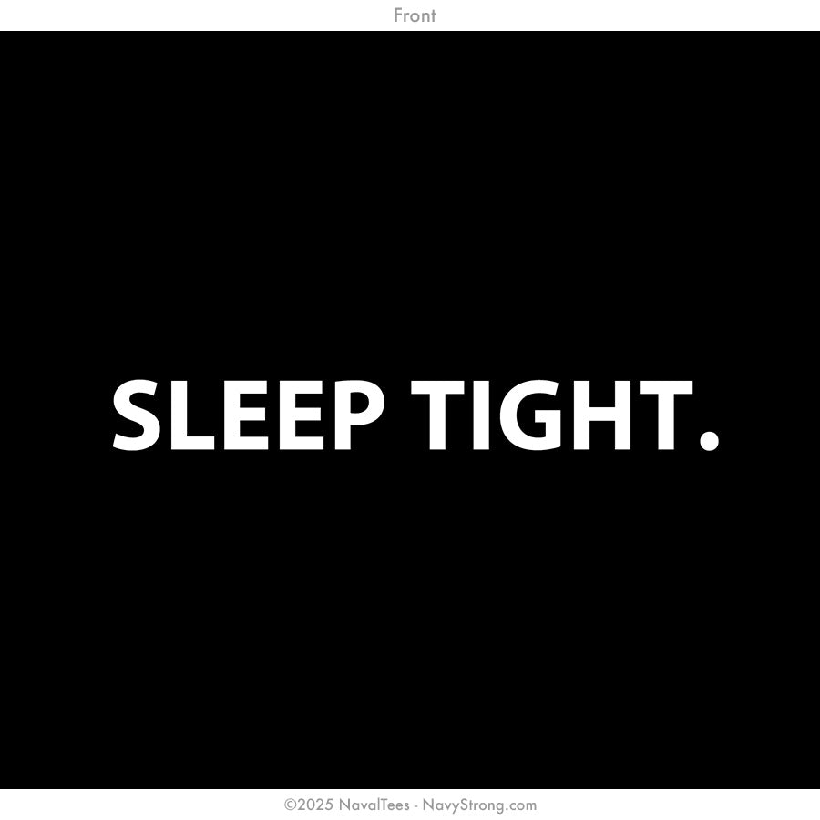 "Sleep Tight" Long Sleeve Tee | Black