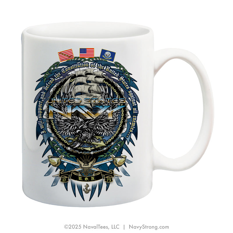 "Support & Defend"  | 15 oz Coffee Mug