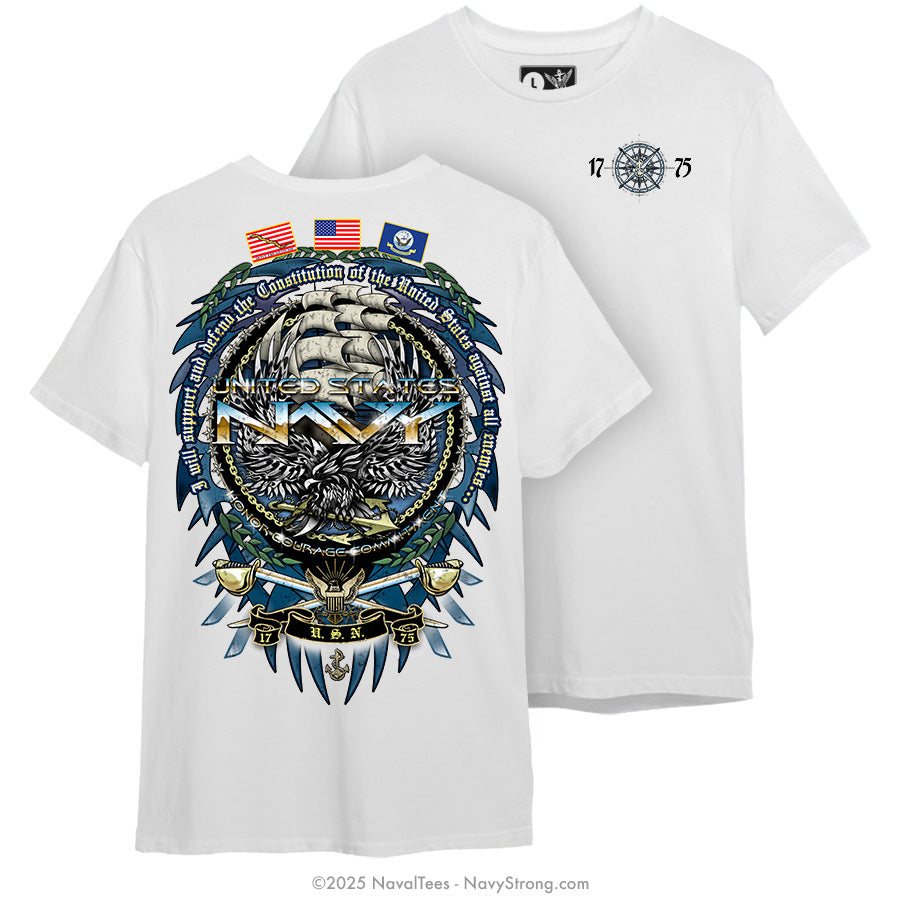 "Support & Defend" Tee | White