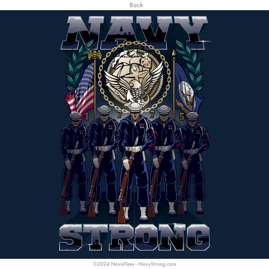 "Ceremonial Guard" Long Sleeve Tee | Navy