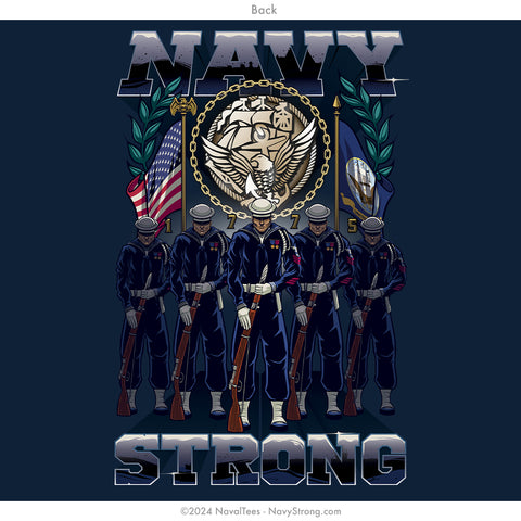 "Ceremonial Guard" Long Sleeve Tee | Navy