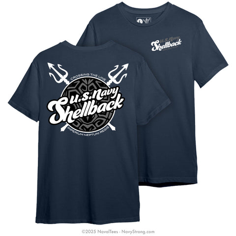 "US Navy Shellback" Tee | Navy