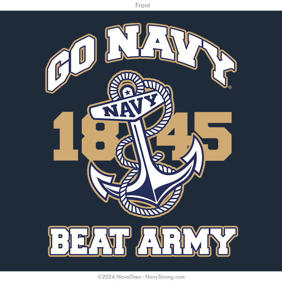 "Go Navy Anchor" Tee | Navy