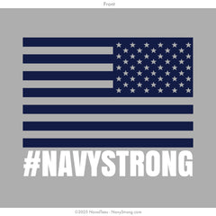 "NavyStrong A81" Long Sleeve Tee | Grey