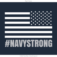 "Navy A.C.E. Emblem" Long Sleeve Tee | Navy