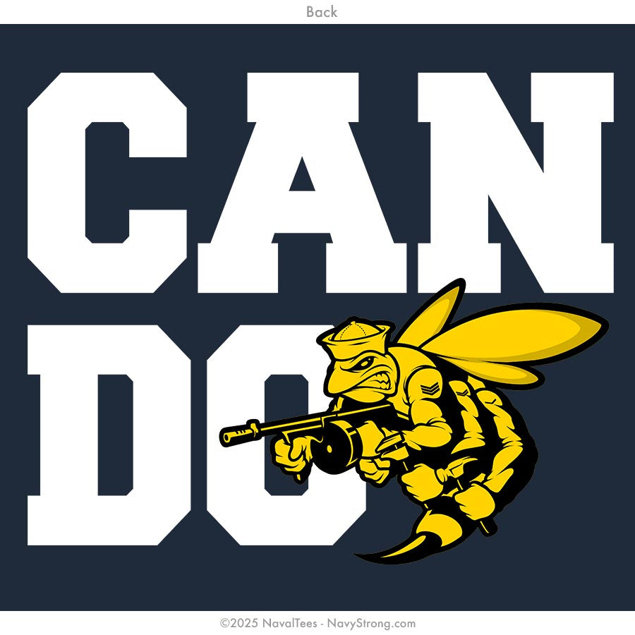 "Can Do" Tee | Navy