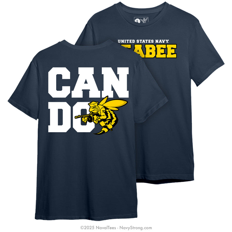 "Can Do" Tee | Navy